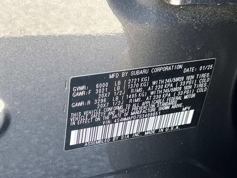 Certified 2025 Subaru Ascent Limited w/ Popular Package #1 image 35