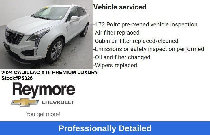 Used 2024 Cadillac XT5 Premium Luxury AWD/4WD image 60