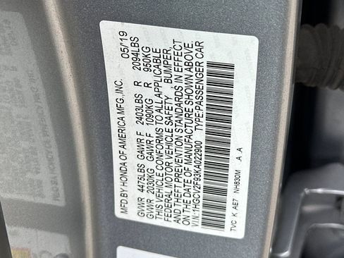 Used 2019 Honda Accord Touring image 31