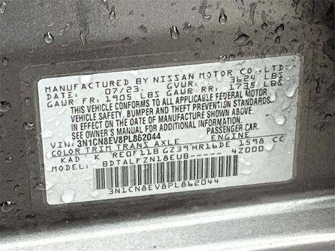 Certified 2023 Nissan Versa SV image 33