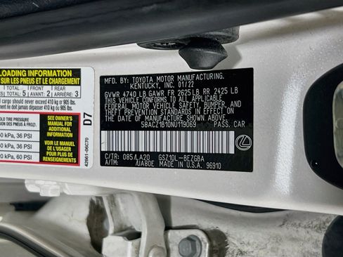 Used 2022 Lexus ES 350 w/ Accessory Package FWD image 29