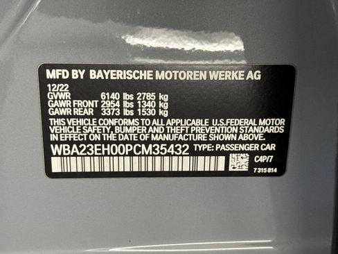 Certified 2023 BMW 740i w/ Parking Assistance Package image 21