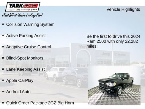Certified 2024 RAM 2500 Big Horn w/ Safety Group image 13