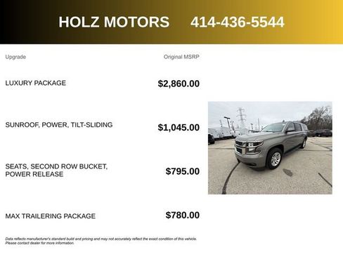 Certified 2018 Chevrolet Suburban LT w/ Luxury Package image 5