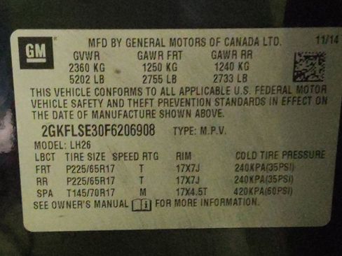 Used 2015 GMC Terrain SLT w/ Open Road Package FWD image 33