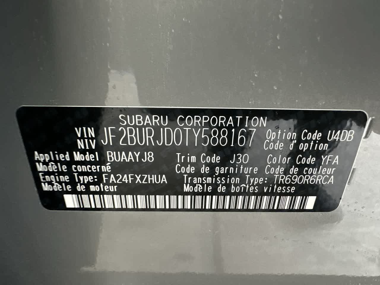 New 2026 Subaru Outback Touring XT AWD/4WD image 29