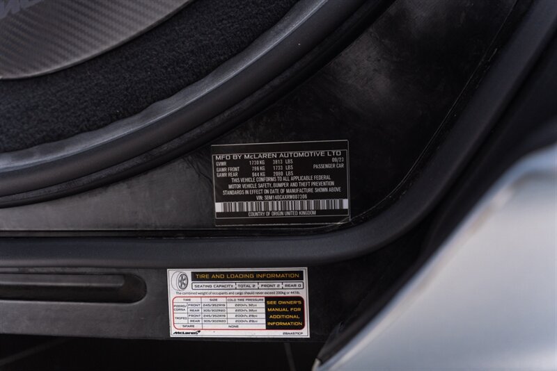 Used 2024 McLaren 750S Spider RWD image 45