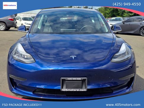 Used 2019 Tesla Model 3 Long Range AWD/4WD image 3