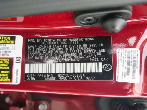 Used 2022 Lexus ES 350 w/ Premium Package FWD image 27