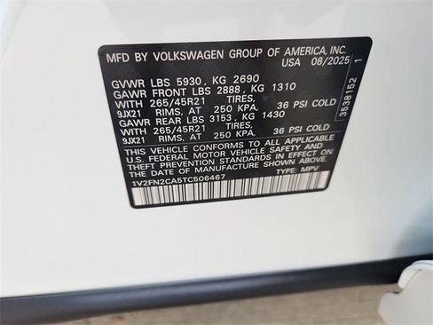 New 2026 Volkswagen Atlas SEL Premium R-Line image 10