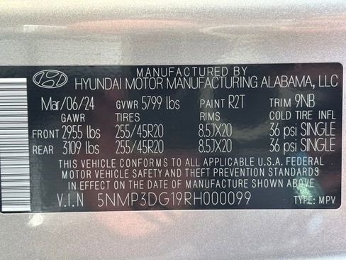 Used 2024 Hyundai Santa Fe Limited image 27