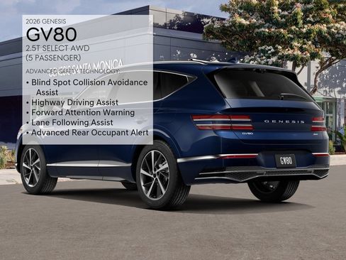 New 2026 Genesis GV80 2.5T Select AWD/4WD image 36