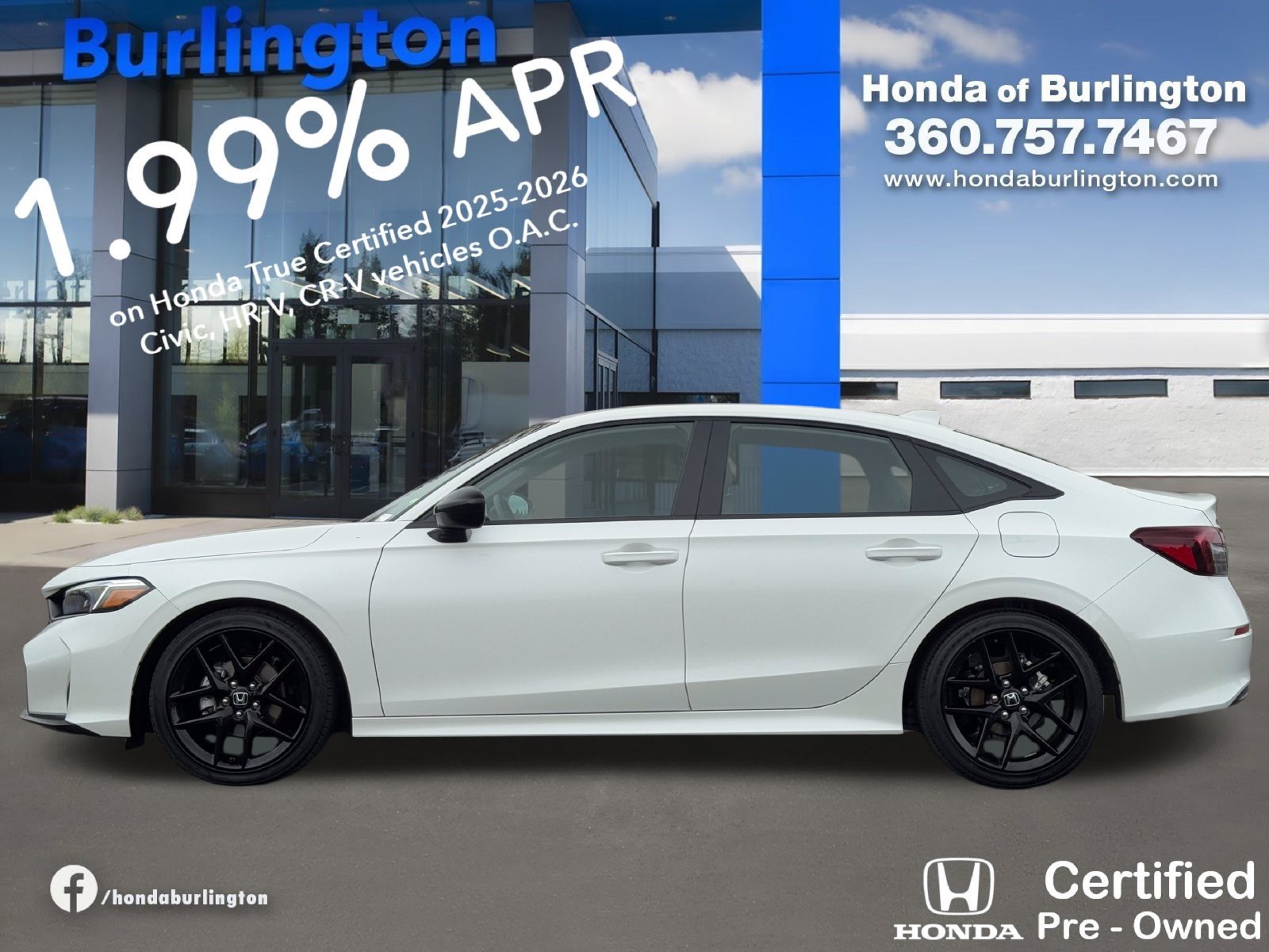 Certified 2026 Honda Civic Sport image 3