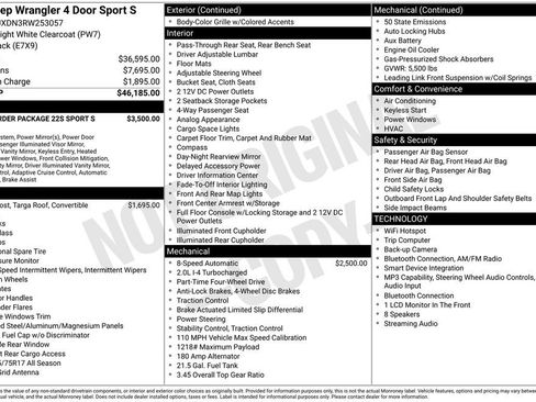 Used 2024 Jeep Wrangler Unlimited Sport AWD/4WD image 36