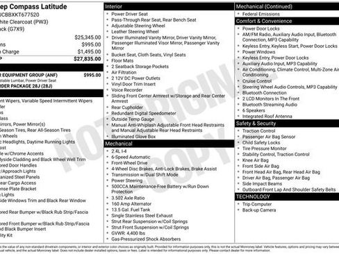 Used 2019 Jeep Compass Latitude w/ Popular Equipment Group image 15