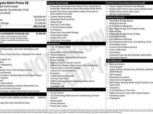 Certified 2023 Toyota RAV4 SE w/ Weather & Moonroof Package AWD/4WD image 36