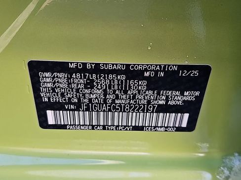 New 2026 Subaru Impreza 2.0i Sport AWD/4WD image 23