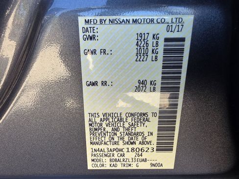 Used 2017 Nissan Altima 2.5 SL FWD image 30