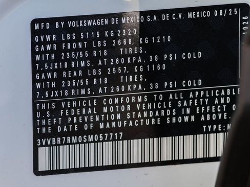 New 2025 Volkswagen Tiguan S image 46