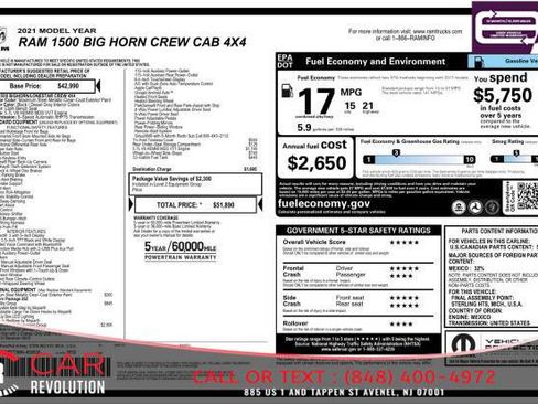 Used 2021 RAM 1500 Big Horn image 10