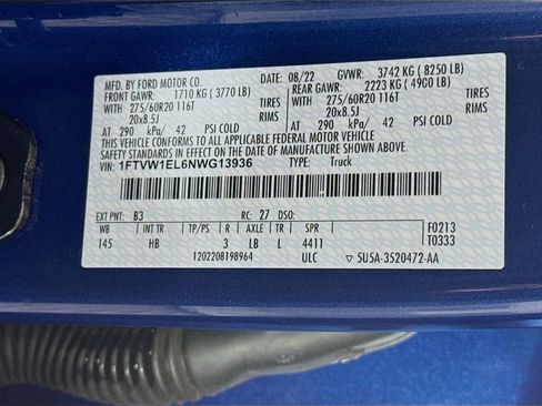 Used 2022 Ford F150 Lightning Lariat image 37