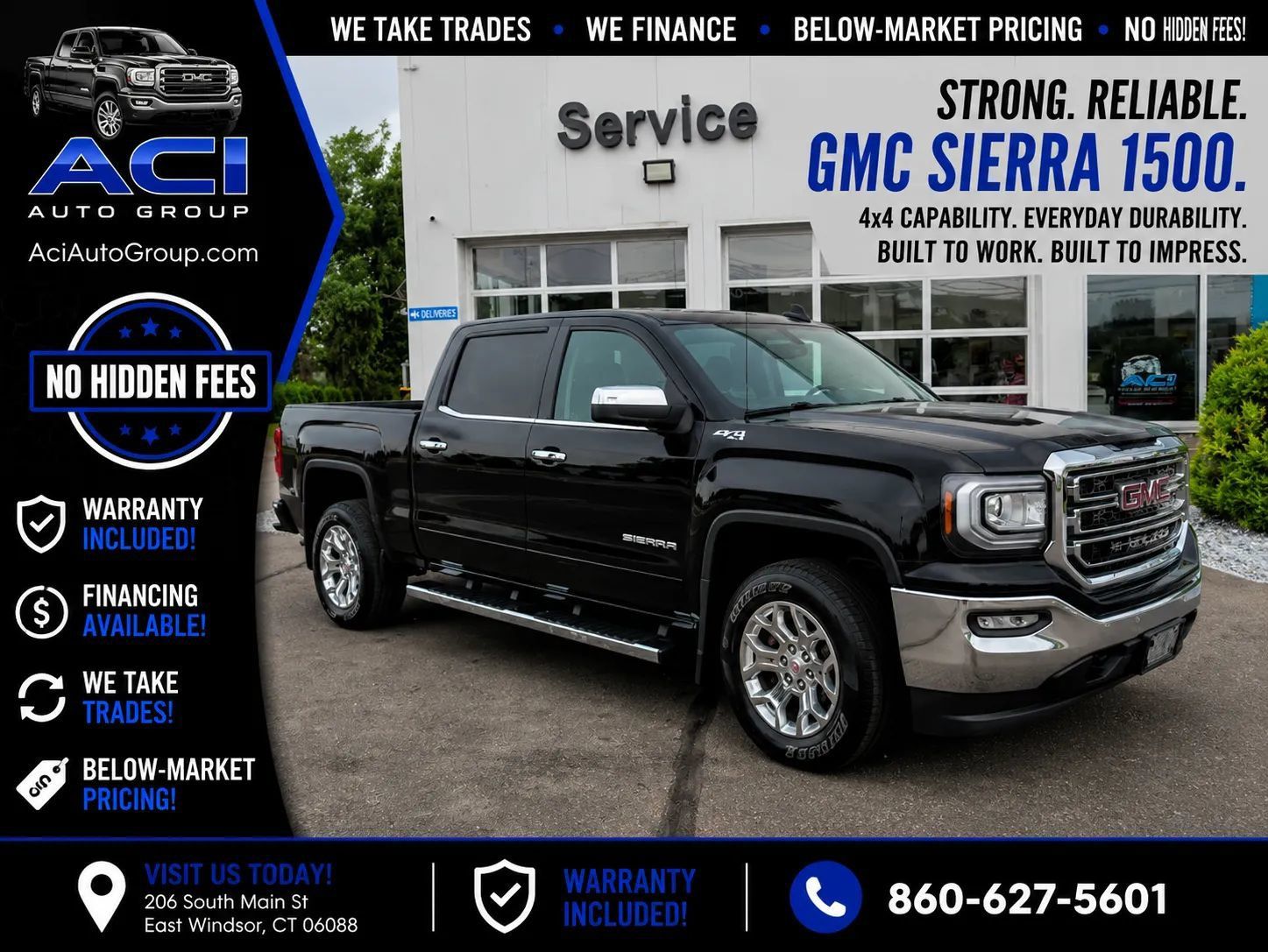 Used 2016 GMC Sierra 1500 SLE w/ SLE Value Package AWD/4WD image 1