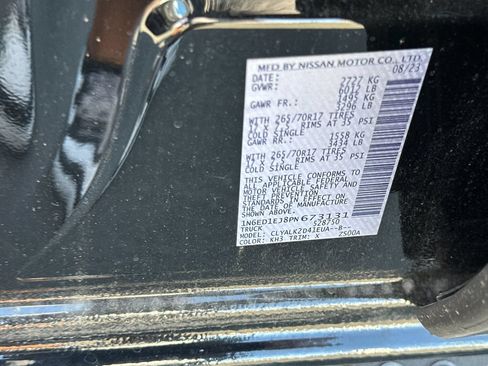 Used 2023 Nissan Frontier Pro-X w/ Tow Package RWD image 26