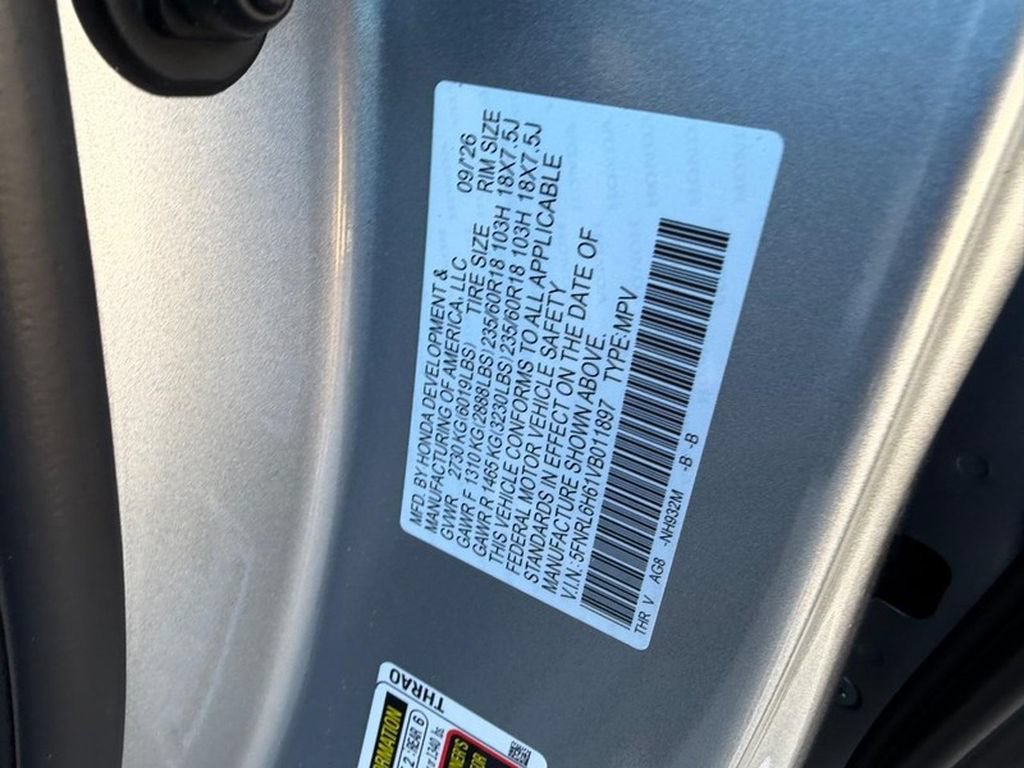 New 2027 Honda Odyssey EX-L image 26