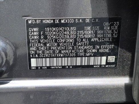 Used 2024 Honda HR-V EX-L image 24