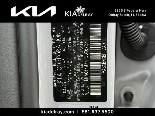 New 2026 Kia K5 GT-Line w/ GT-Line Red Interior Package FWD image 32