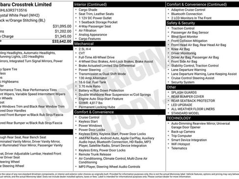 Used 2024 Subaru Crosstrek 2.5i Limited image 28