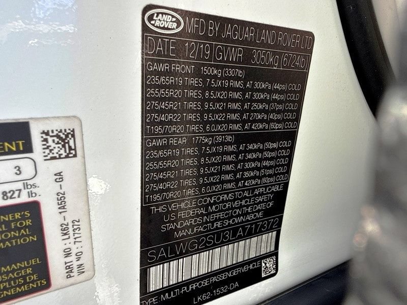 Used 2020 Land Rover Range Rover Sport SE AWD/4WD image 37