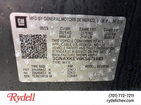 Used 2019 Chevrolet Equinox LT FWD image 22