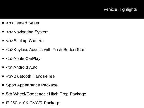 Used 2024 Ford F250 Lariat w/ Sport Appearance Package image 16