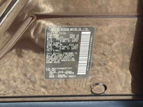 Used 2021 Nissan Armada Platinum w/ Captain's Chairs Package RWD image 35