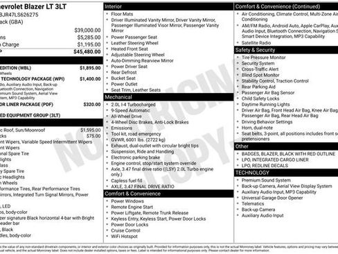 Used 2020 Chevrolet Blazer LT w/ Redline Edition image 32