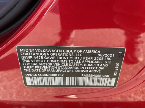 Used 2022 Volkswagen Passat 2.0T SE image 23