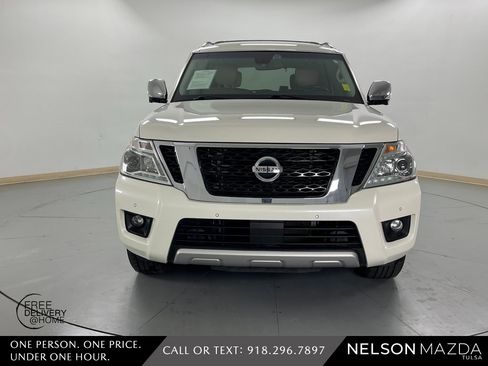 Used 2017 Nissan Armada Platinum w/ Interior Lighting Package image 2