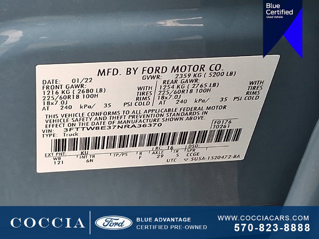 Certified 2022 Ford Maverick Lariat w/ Lariat Luxury Package FWD image 26