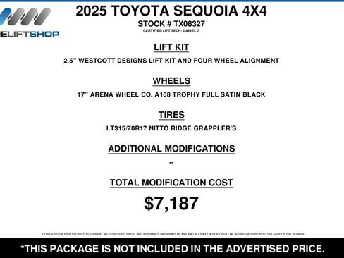 Used 2025 Toyota Sequoia TRD Pro image 2