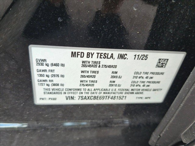Used 2026 Tesla Model X Plaid AWD/4WD image 18