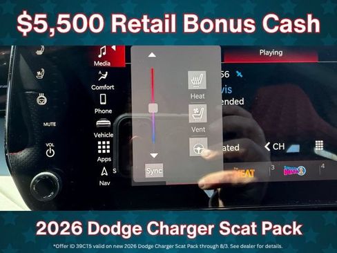 New 2026 Dodge Charger Scat Pack AWD/4WD image 23