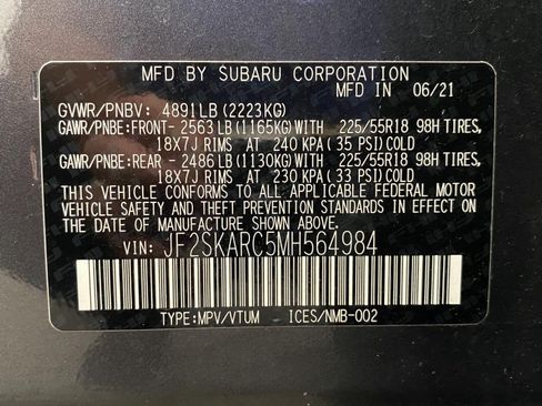 Used 2021 Subaru Forester Sport w/ Popular Package #2 AWD/4WD image 33