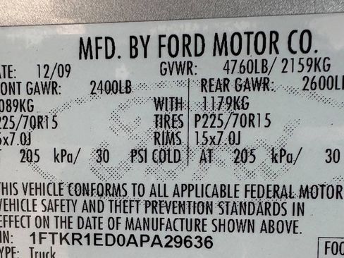 Used 2010 Ford Ranger XLT RWD image 10