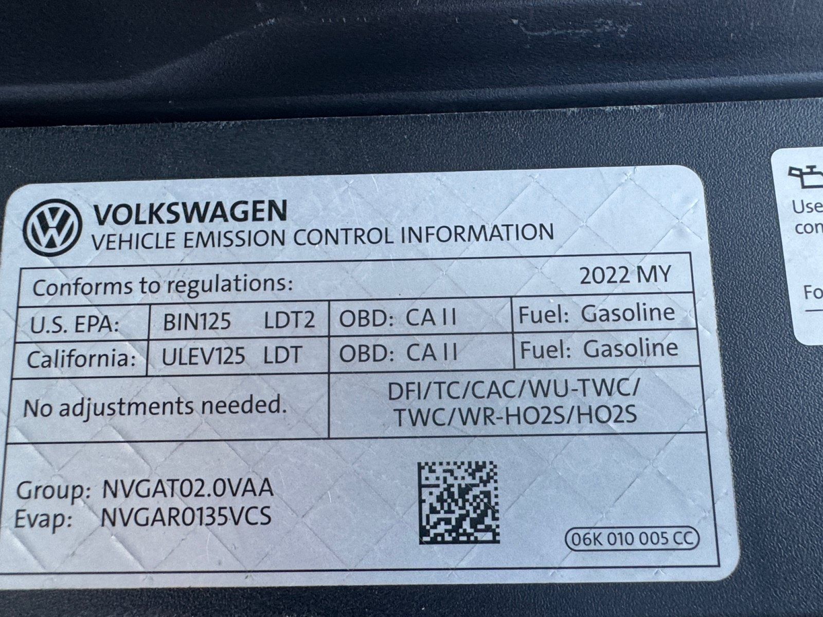 Used 2022 Volkswagen Atlas Cross Sport SE w/ Black Wheel Package FWD image 21