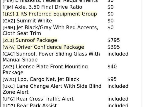 Used 2025 Chevrolet Trax RS w/ Sunroof Package FWD image 4