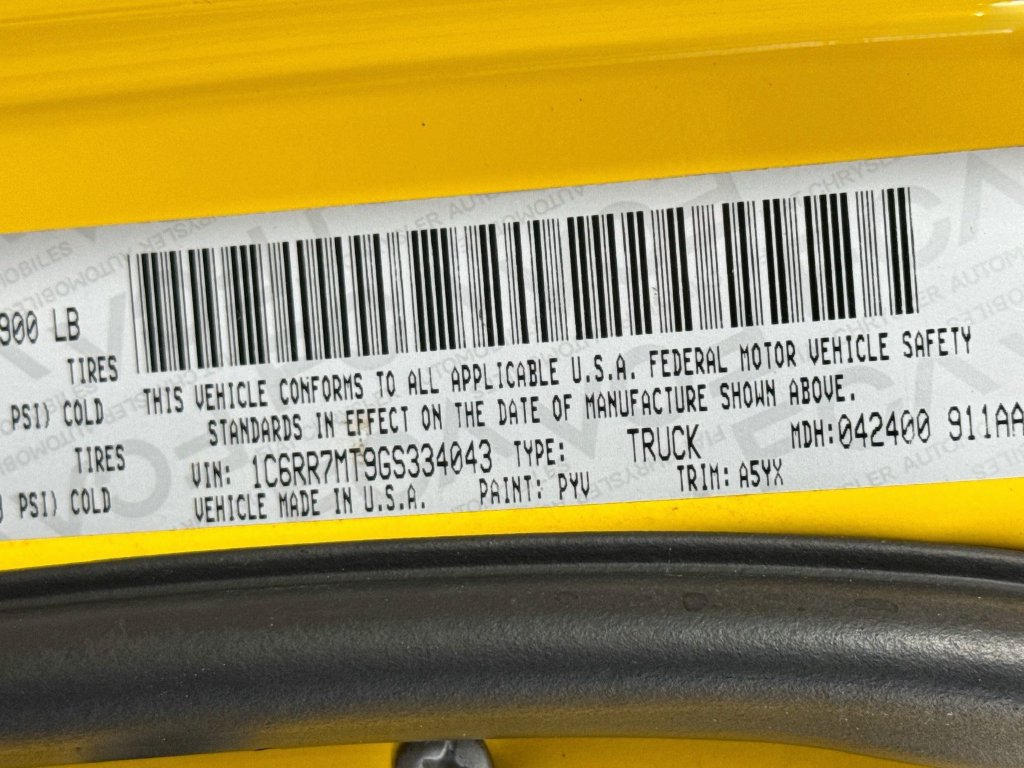 Used 2016 RAM 1500 Sport w/ Stinger Yellow Sport Package AWD/4WD image 33