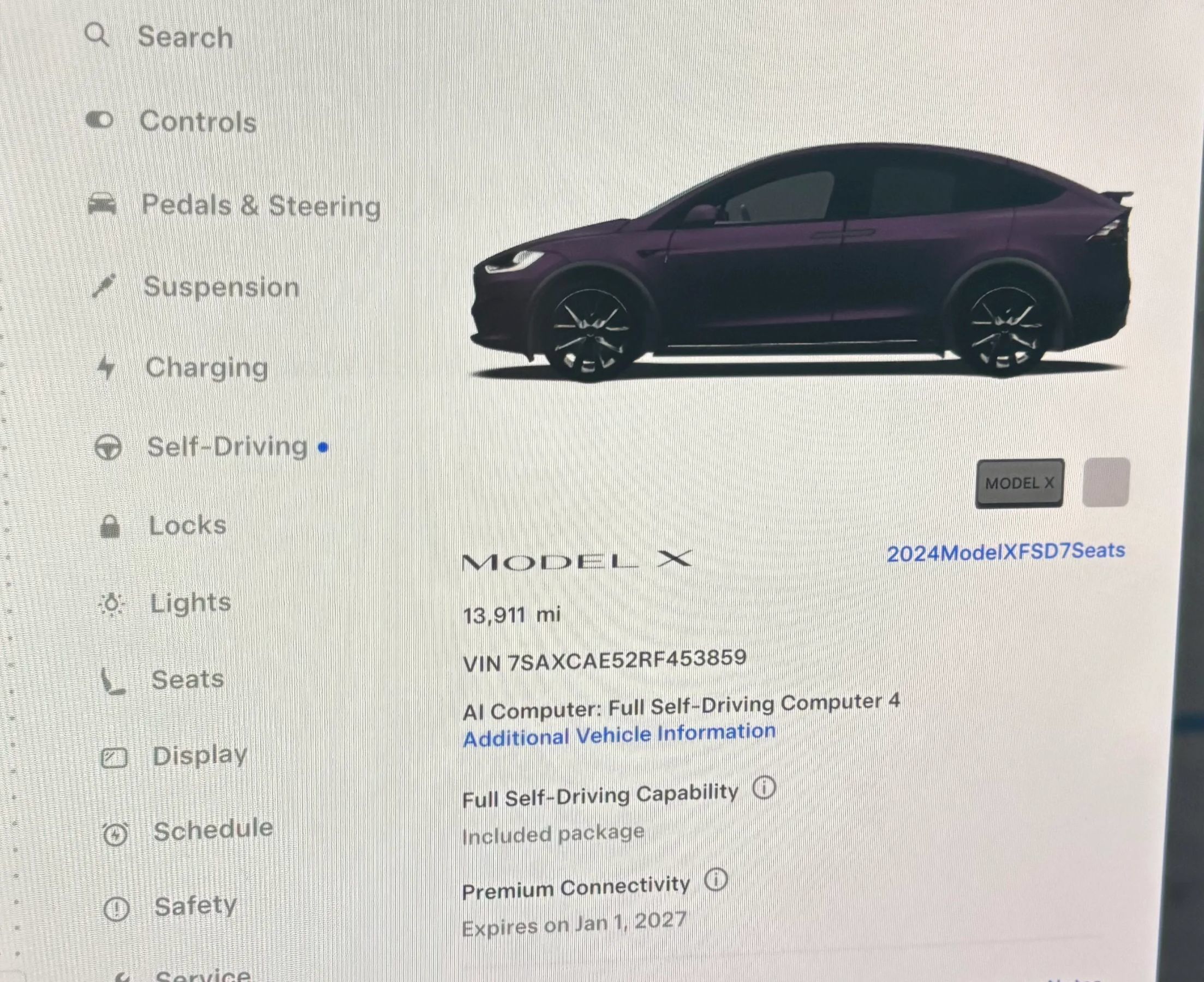 Used 2024 Tesla Model X AWD/4WD image 10