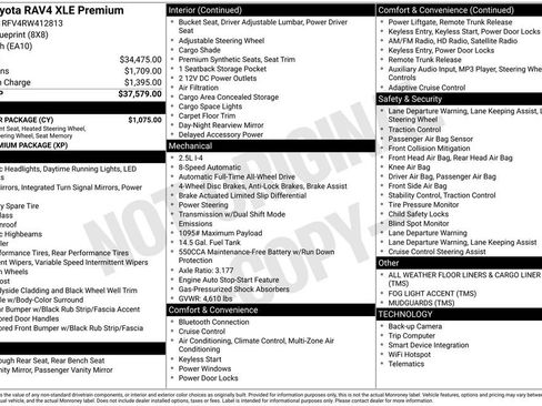 Used 2024 Toyota RAV4 XLE Premium w/ Weather Package AWD/4WD image 6