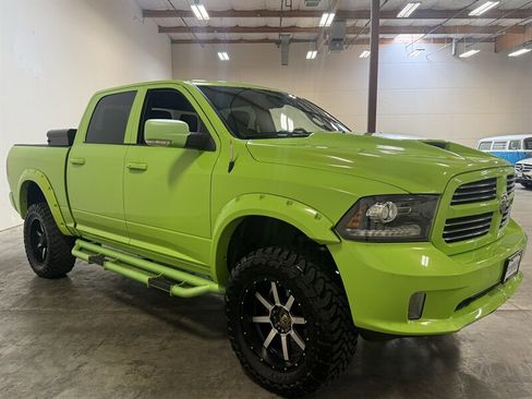Used 2017 RAM 1500 Sport w/ Sublime Green Sport Package AWD/4WD image 9